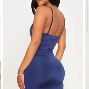 Shape Burgundy Ruched Side Strappy Bodycon Dress